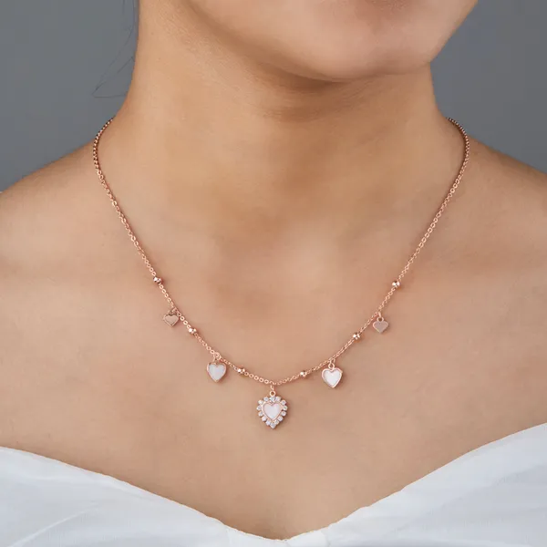 Rose_Gold_Diamond_Accent_Heart_Charm_Pendant_Necklace_For_Women_And_Girls
